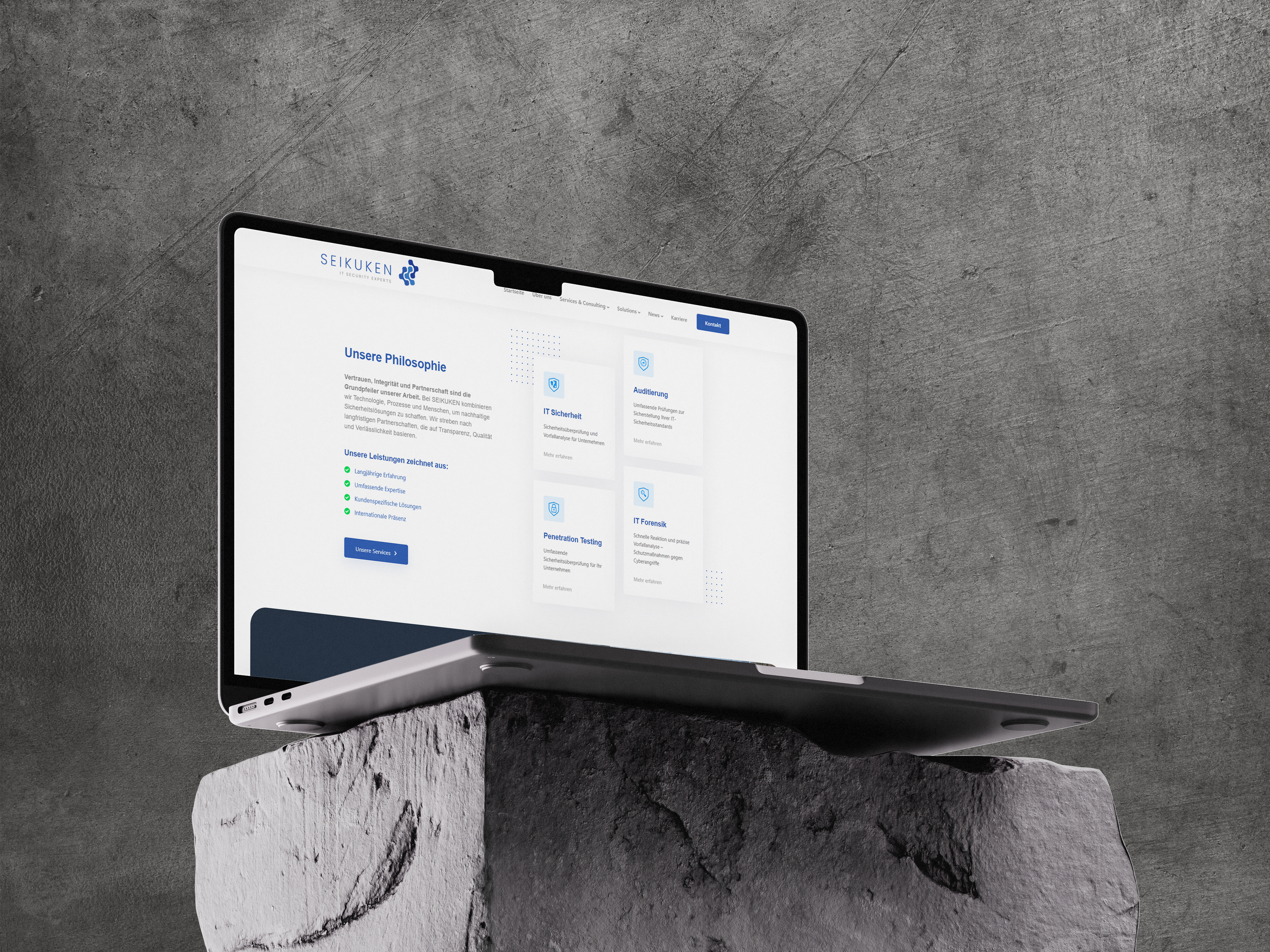 Website der SEIKUKEN GmbH aus Schwäbisch Hall